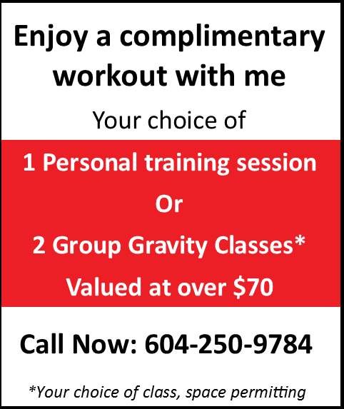 Ready for Next Level Personal Training? Enjoy a complimentary workout with me.