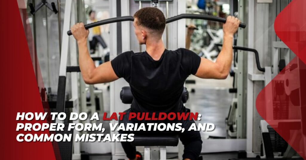 How to Do a Lat Pulldown Proper Form, Variations, and Common Mistakes